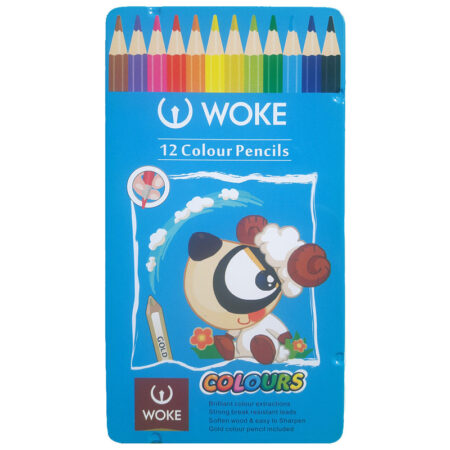 مداد رنگی 12 رنگ وک مدل گلد